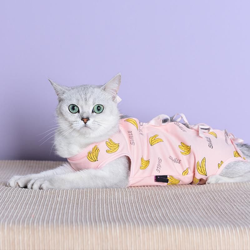 Prevent Lick After Surgery Professional Pet Recovery Suit Cat Clothing Clothes
