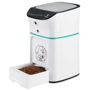 WiFi Connected Smart Automatic Pet Feeder with Voices Records