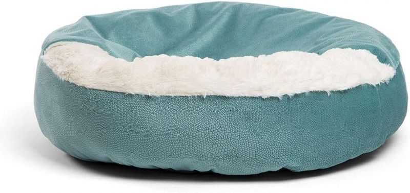 Luxury Dog and Cat Bed with Blanket for Warmth and Security