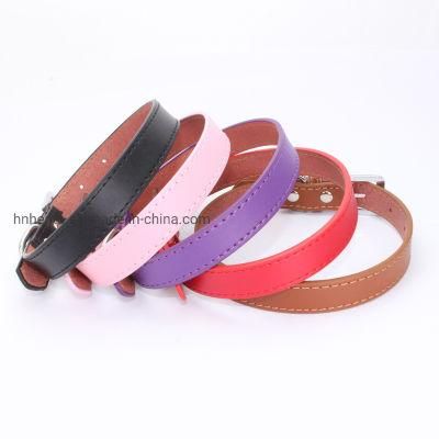 Good Quality Hot Selling Cowhide Leather Dog Collar Leash Lead Set