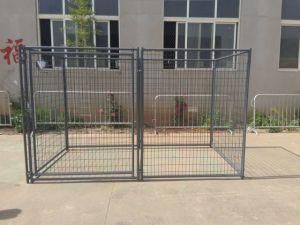 Galvanized Outdoor Temporary Fence Dog Cage
