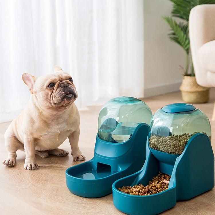 Dog Drinking Fountains Pet Automatic Feeders Durable Cat Water Dispenser Dog Bowl Slow Feeder