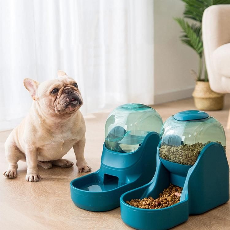 Dog Drinking Fountains Pet Automatic Feeders Durable Cat Water Dispenser Dog Bowl Slow Feeder