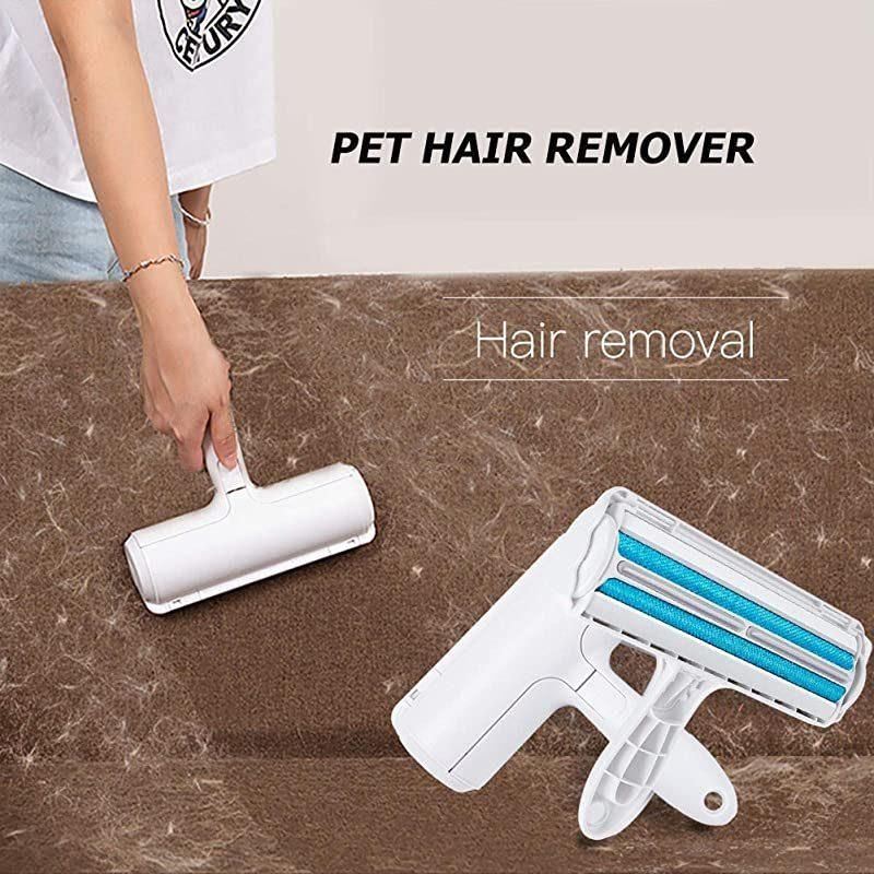 Pet Cleaning Grooming Supplies 2 in 1 Clothing Clean Roller Pet Hair Remover with Roller