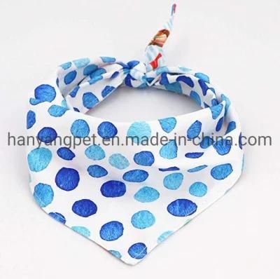 Custom Sublimation Logo Polyester Cooling Padded Pet Dog Bandanna