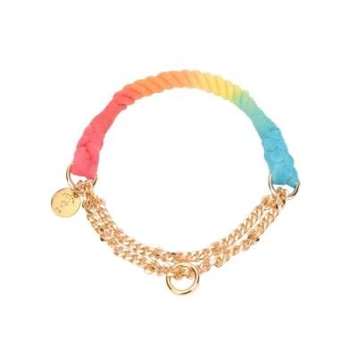 Fashion Cute Soft and Skin-Friendly Excellent Quality Braided Durable Collars for Doberman Poodle Husky
