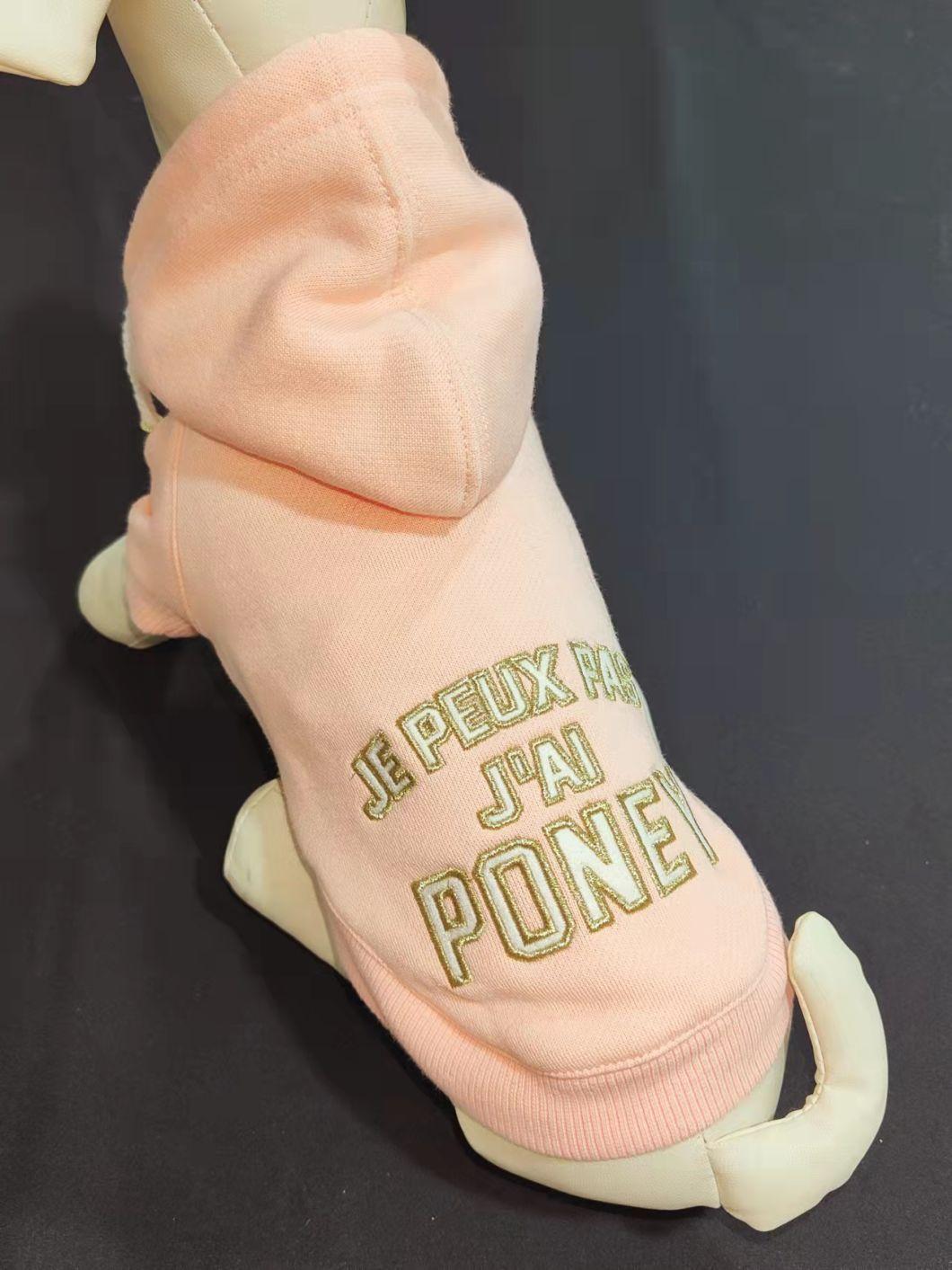 "Poney " Pet Supplies Fashion Dog Clothes Dog Hoodie Designer Clothes