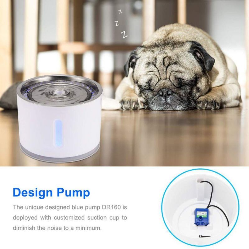 Super Quiet Pet Cat Water Fountain Dispenser/ Automatic Electric Pet Drinking Bowl