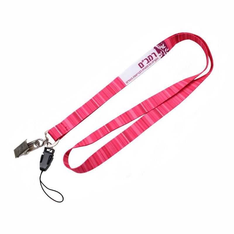 Release Buckle Card Holder Printing/Embroidery Lanyard Made in China