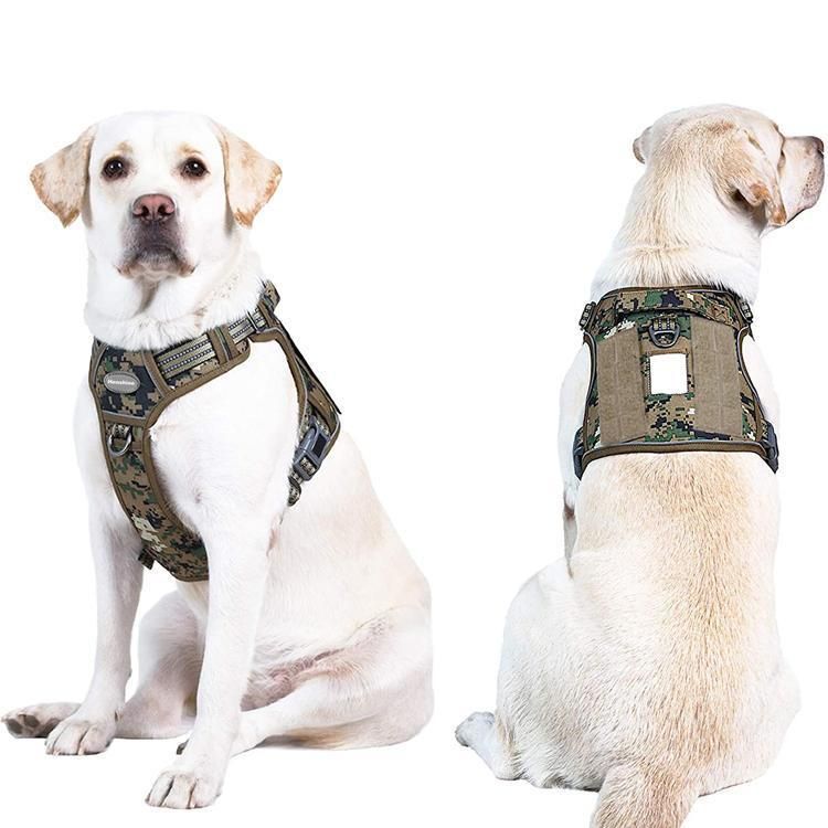 Outdoor Tactical Dog Training No Pulling Easy Control Dog Harness