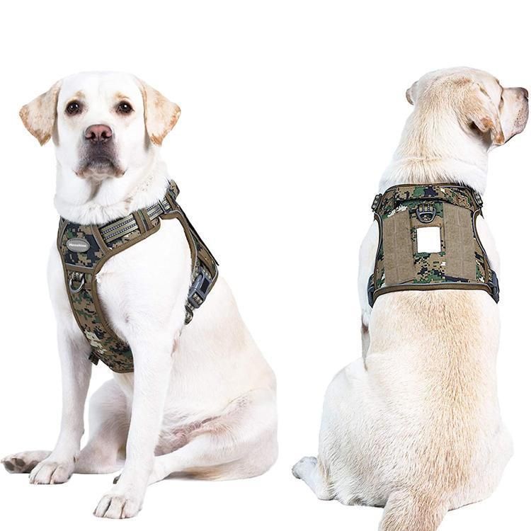 Outdoor Tactical Dog Training No Pulling Easy Control Dog Harness