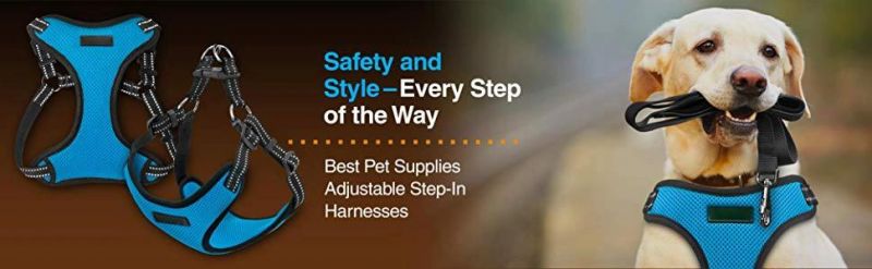 Step-in Flexible Mesh Dog Harness All Weather Adjustable Puppy Vest Harness