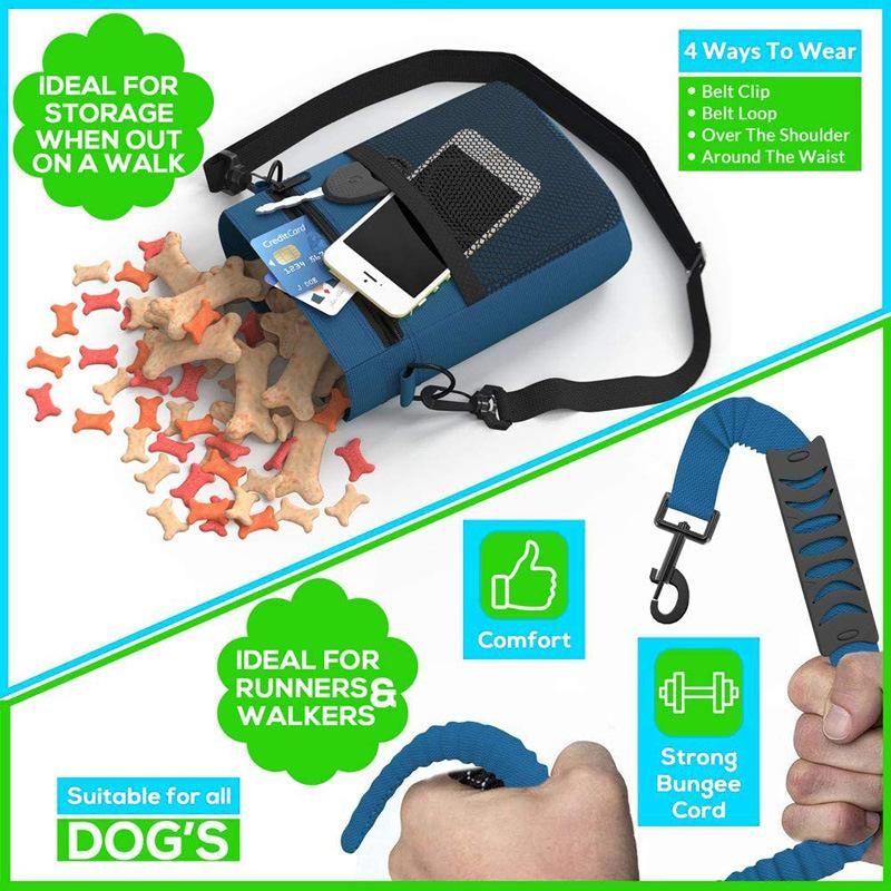 Tactical Dog Harness Bundle Includes Tactical Leash & Tactical Bag with Handle for Dog Hiking