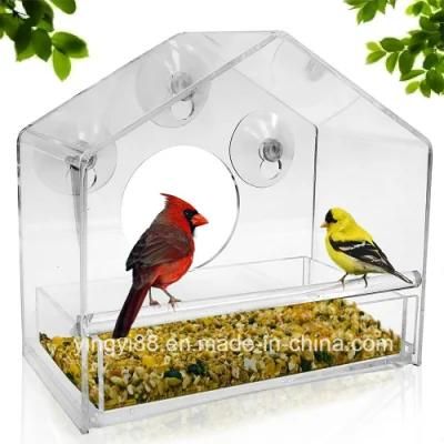 Hot Sale Acrylic Window Bird Feeder with Cheap Price