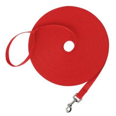 Hot Selling Custom Logo Colorful 15FT 20FT 30FT Nylon Training Leash for Dog Pet Supplier, Dog Leash Manufacturers
