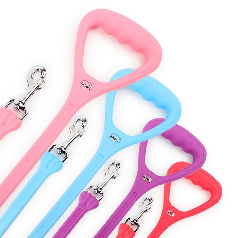 Wholesale New Style Colorful Pet Silicone Leash