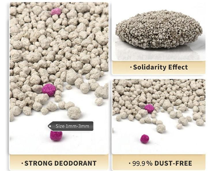 Factory Supply High Quality Cat Litter Strong Control Ball Shape Perfect Bentonite Cat Litter Sale