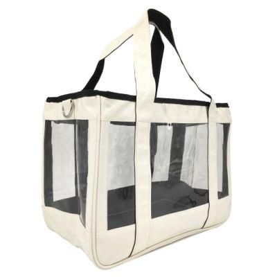 Wholesale Fashion Portable Transparent PVC Cat Dog Pet Carrier