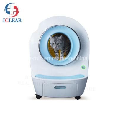 Large Enclosed Automatic Intelligent Self Cleaning Cat Litter Box