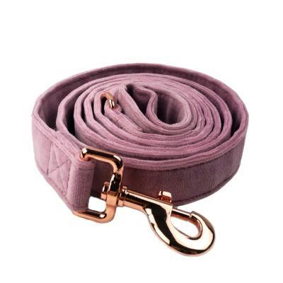 Wholesale High Quality Durable Velvet Dog Leash