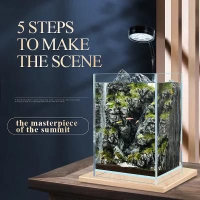 Yee Factory Wholesale Aquarium Tank Desktop Fish Tank Glass Aquarium