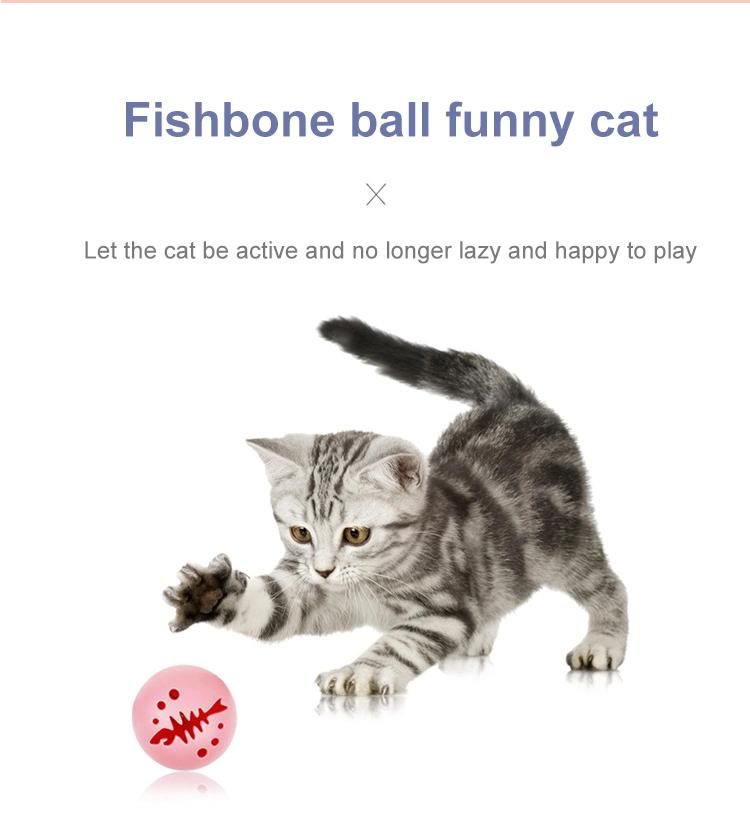 2021 New Pet Interactive Toy PP Cat Ball with Catnip and Bell