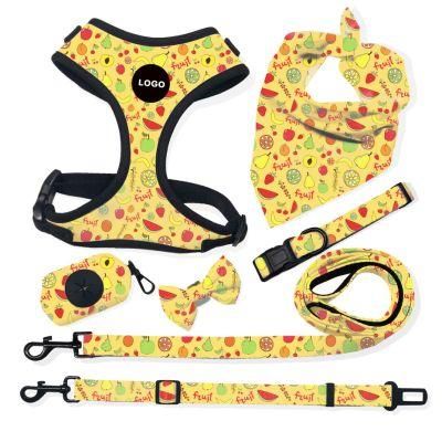 OEM/ODM Pet Accessories Manufacture 2021 Luxury Designers Adjustable Reversible Dog Harness Custom