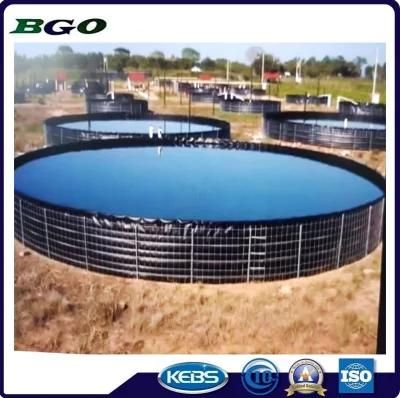 5m/8m/10m/16m (D) Steel Mesh Water Tank Fish Farming Pond PVC Tarpaulin/HDPE Fish Tank