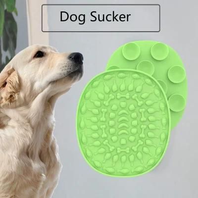 Silicone Dog Lick Mat Pet Slow Food Pet Feeder Supplies