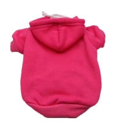 Pet Clothes Hooded Sweater Vest Solid Color Dog Clothing Hoodie Accessories