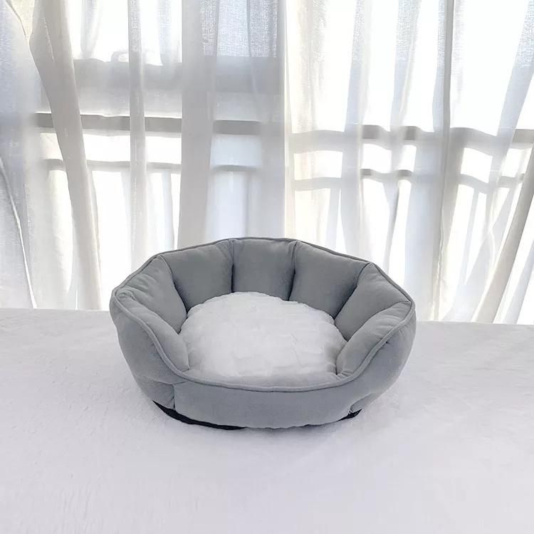 Luxury Winter Thickened Warm Sceptile Cat Cushion Pet Kennel Nest Cama Gato Mascotas Paras Plush Cuccia Gatto Tent Dog Shell Bed
