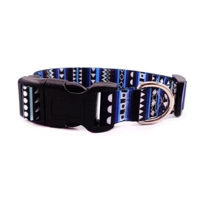 Tribal Pattern Dog Collar Lightweigh Polyester Pet Collar