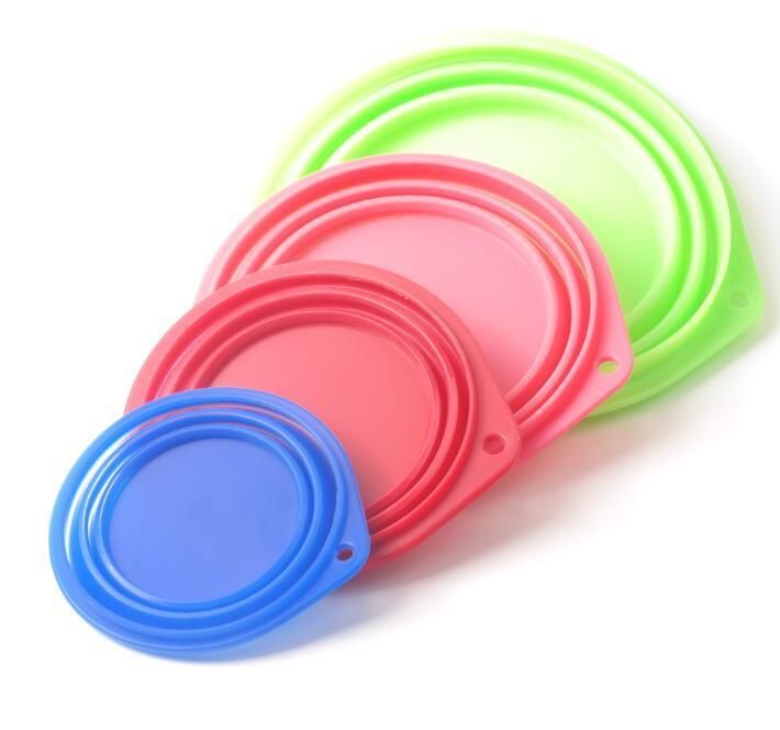 Natural Silicone Pet Product Dog Travel Bowl