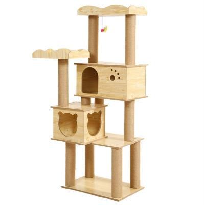 Cat Tree Integrated Natural Toys Pet Products