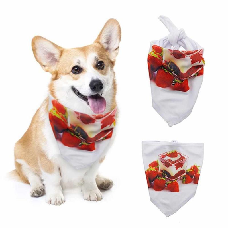 Pet Supplies Dog Saliva Towel Pet Scarf Adjustable Velcro