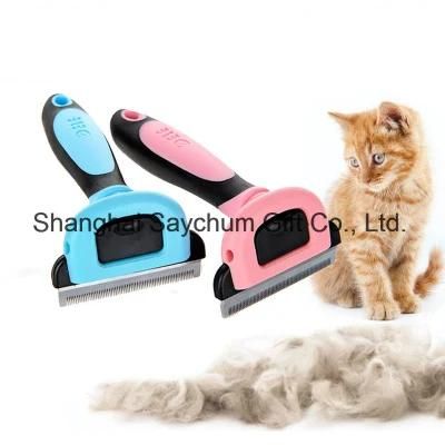 Custom Logo Hairs Comb for Pet Dog Cats