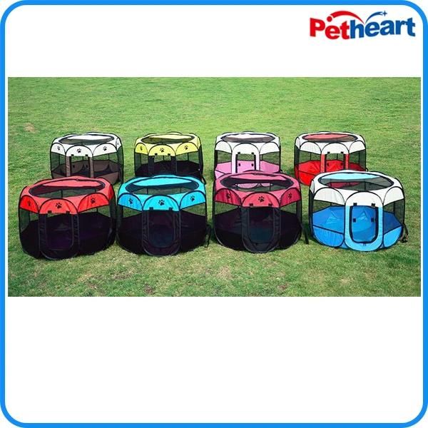 Foldable Pet Cage/Plastic Puppy Cage/Portable Pet Dog Fence