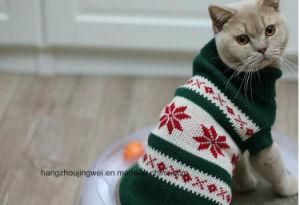 Wholesale Warm Christmas New Design Pet Product Dog Sweater Dog Clothes Fashion Pet Cat Sweater
