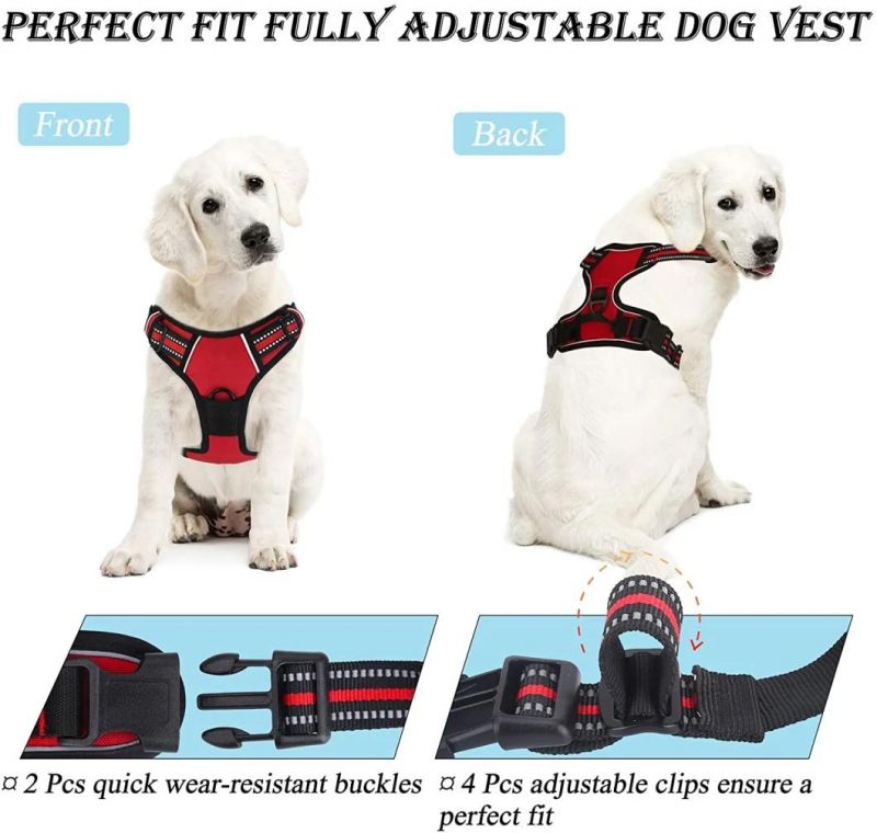 All Weather Use Reflective Comfortable Dog Harness