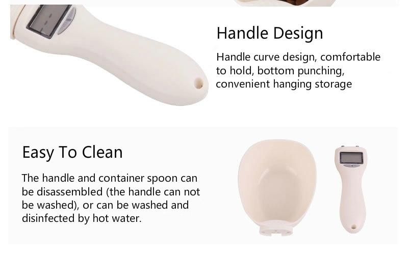 Intelligent Measure Spoon for Dogs Food and Cats Food