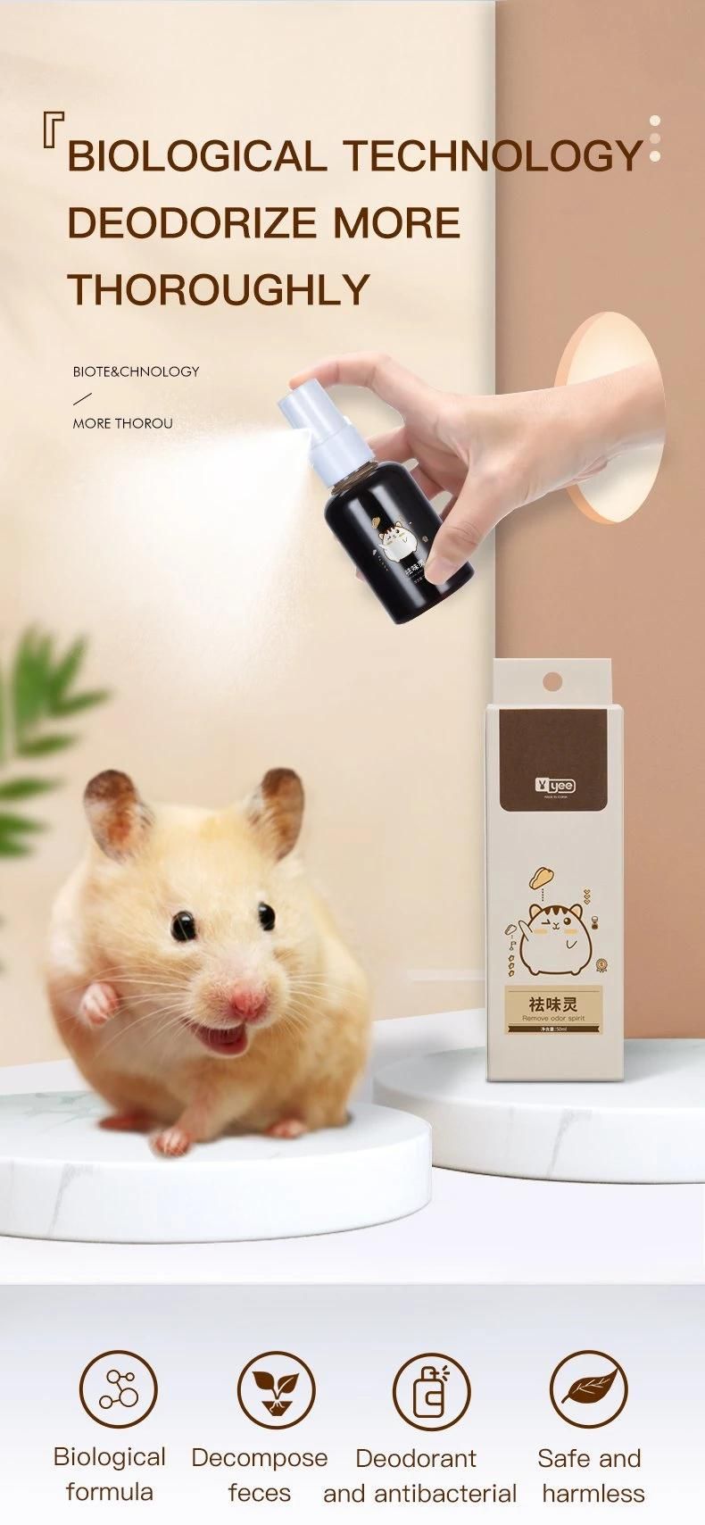 Yee Pet Cleaning Product Pet Deodorant Spray Remove Odor Care for Small Pet