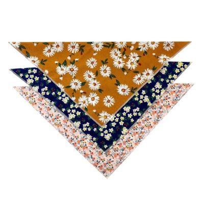 Washable Cotton Triangle Dog Scarfs for Small Medium Large Dogs and Cats