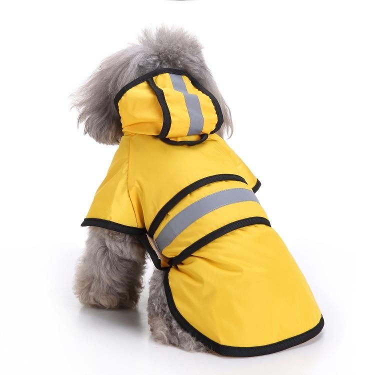 Retail Waterproof Outdoor Reflective Tape Dog Rain Coat Puppy Pet Vest