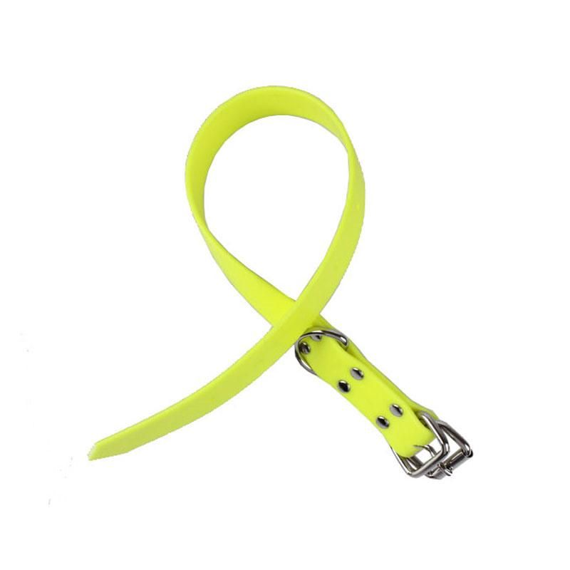Wholesale Pet Accessories Supplier Solid Color Personalized Waterproof Plastic PVC Dog Training Collar