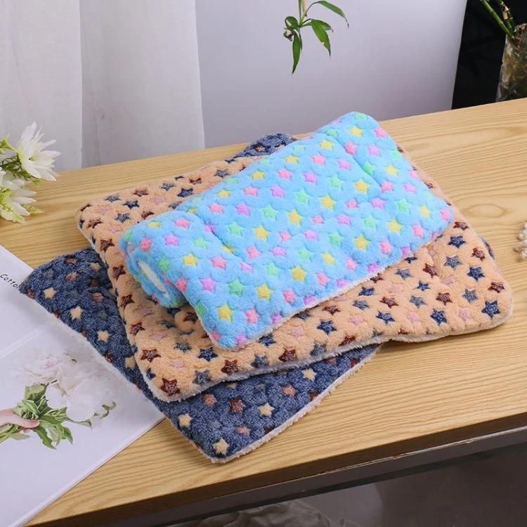 Reusable Anti Biting Ultra Soft Dog Bed Simple Style Pet Bed Mattress Sublimation Fashion Mattress Cat Dog Pet Mat