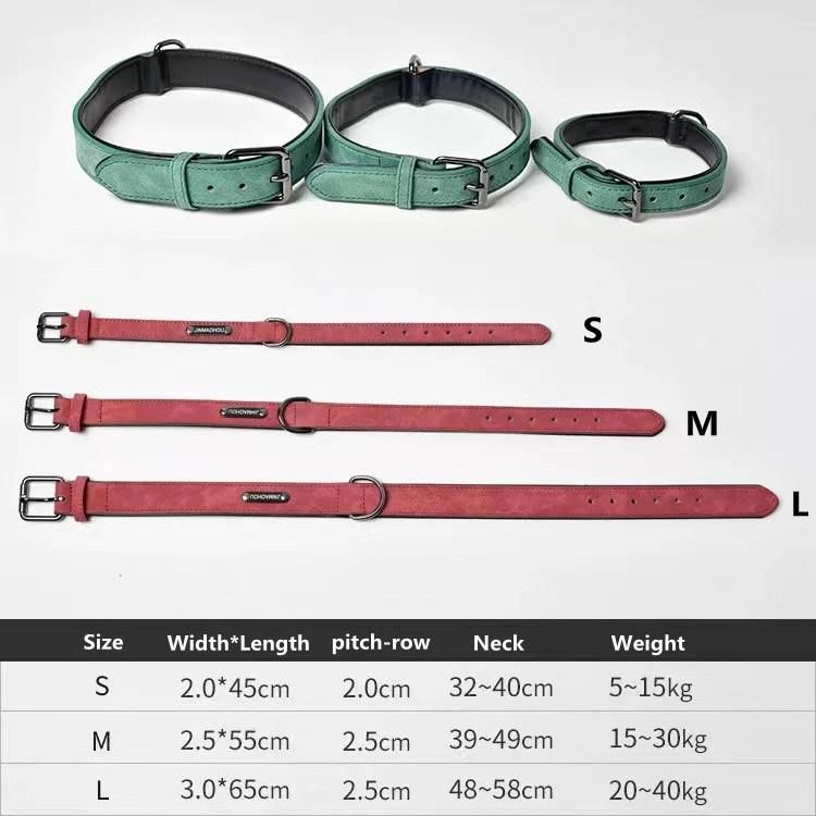 Wholesale Premium Quality Western Fashion Luxury PU Leather Dog Collar