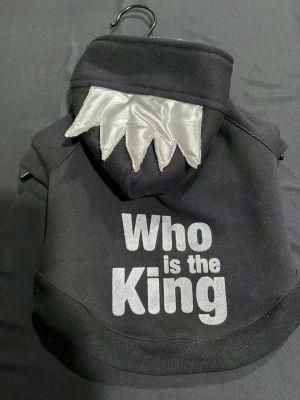 &quot;Who Is The King&quot; Puppy Hoodie Puppy Products Dog Hoodie Dog Products
