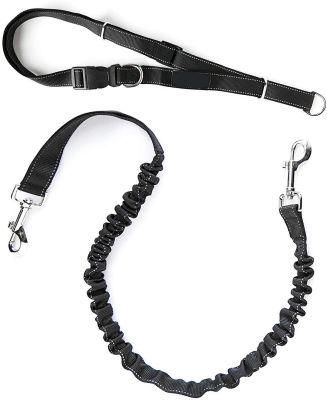 Hands Free Dog Leash Premium Running Dog Leash with Adjustable Waist Belt