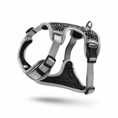 No Pull Outdoor Dog Vest Reflective Nylon Soft Pet Harness