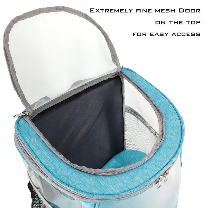 Wholesale Pet Supply Transaprent Pet Carrier Small Pet Dog Cat Backpack